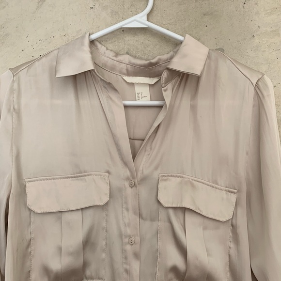 Satin buttoned shirt from H&M - Picture 3 of 5